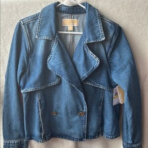 Michael Kira double breasted Denim Blue Women's Jacket